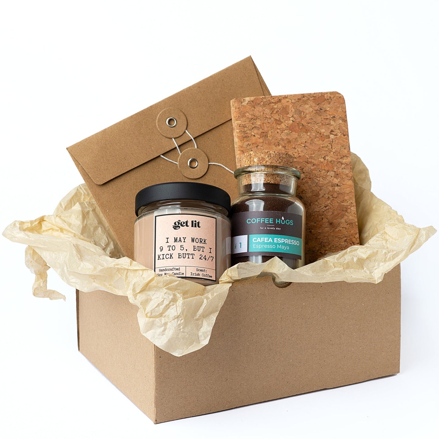 Gift Box Corporate | Cadou Corporate | Secret Santa | Get Lit Lumanare Parfumata