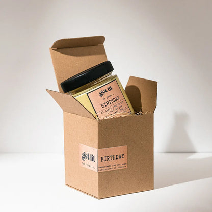 Lumanare parfumata din ceara de soia | Cadou Personalizat Get Lit | Cadou zi nastere | Cadou Birthday