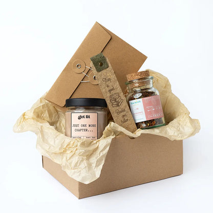 Gift Box | Cadou Iubitor carti | Book Lover | Lumanare parfumata soia | Get Lit