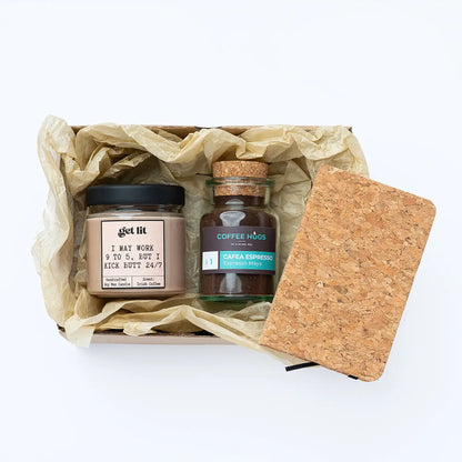 Gift Box Corporate | Cadou Corporate | Secret Santa | Get Lit Lumanare Parfumata