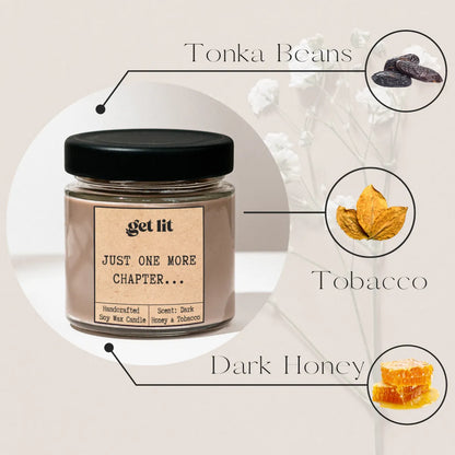 Lumanari parfumate din ceara de soia Get Lit | Handcrafted in Romania | Cadou Iubitor Carti