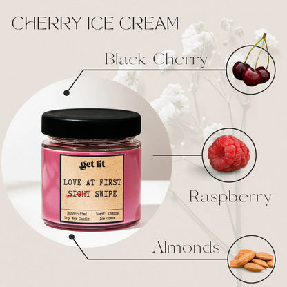 Lumanare parfumata din ceara de soia | Cadou Personalizat Get Lit | Cadou Cuplu | Tinder Gift | Cadou Valentine's Day