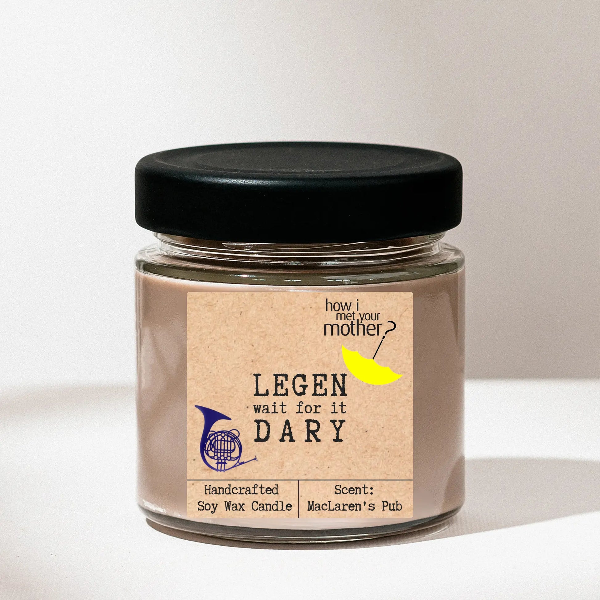 Lumanari parfumate din ceara de soia Get Lit | Handcrafted in Romania | Cadou HIMYM How I Met Your Mother