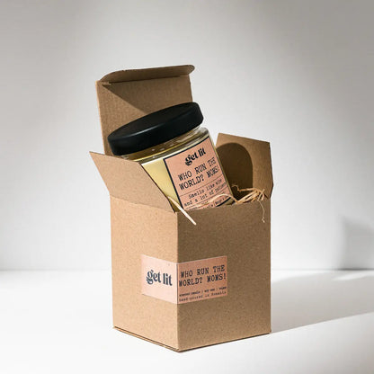 Lumanare parfumata din ceara de soia | Cadou Personalizat Get Lit | Cadou mama | Cadou mamici | Cadou Martie