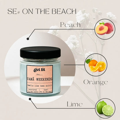 Lumanare parfumata din ceara de soia | Cadou Personalizat Get Lit | Cadou Vama Veche