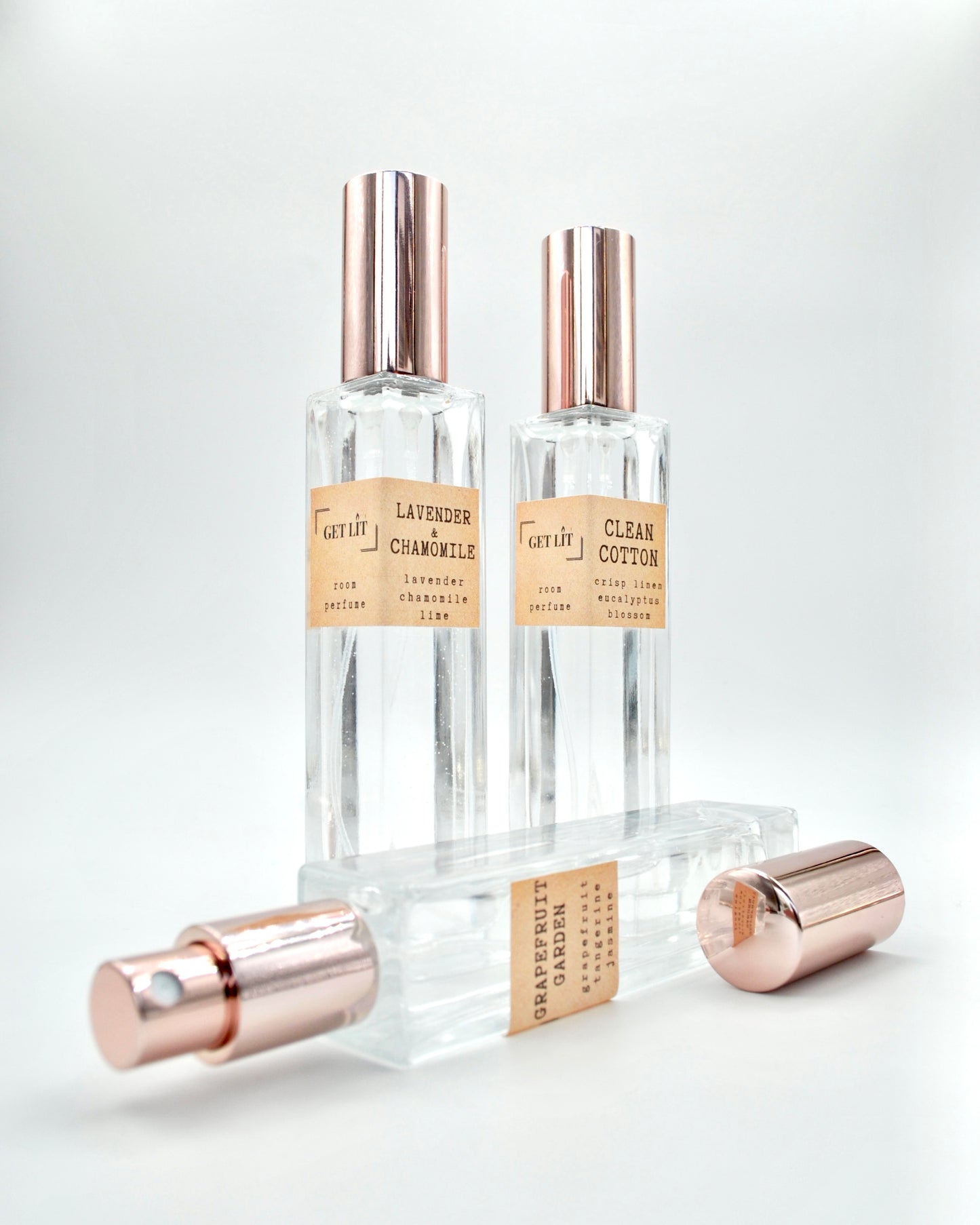 Parfum de casa premium | Odorizant de camera Get Lit | Non-Toxic | Cadou Vegan handcrafted in Romania