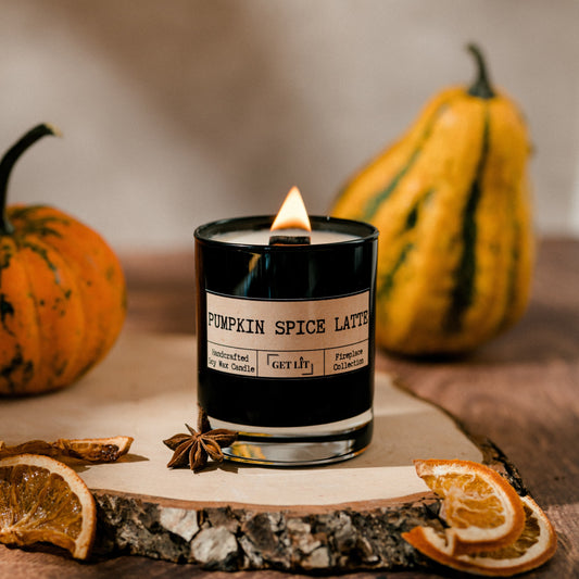 Lumanari parfumate din ceara de soia Get Lit | Handcrafted in Romania | Cadou Vegan & Eco-Friendly